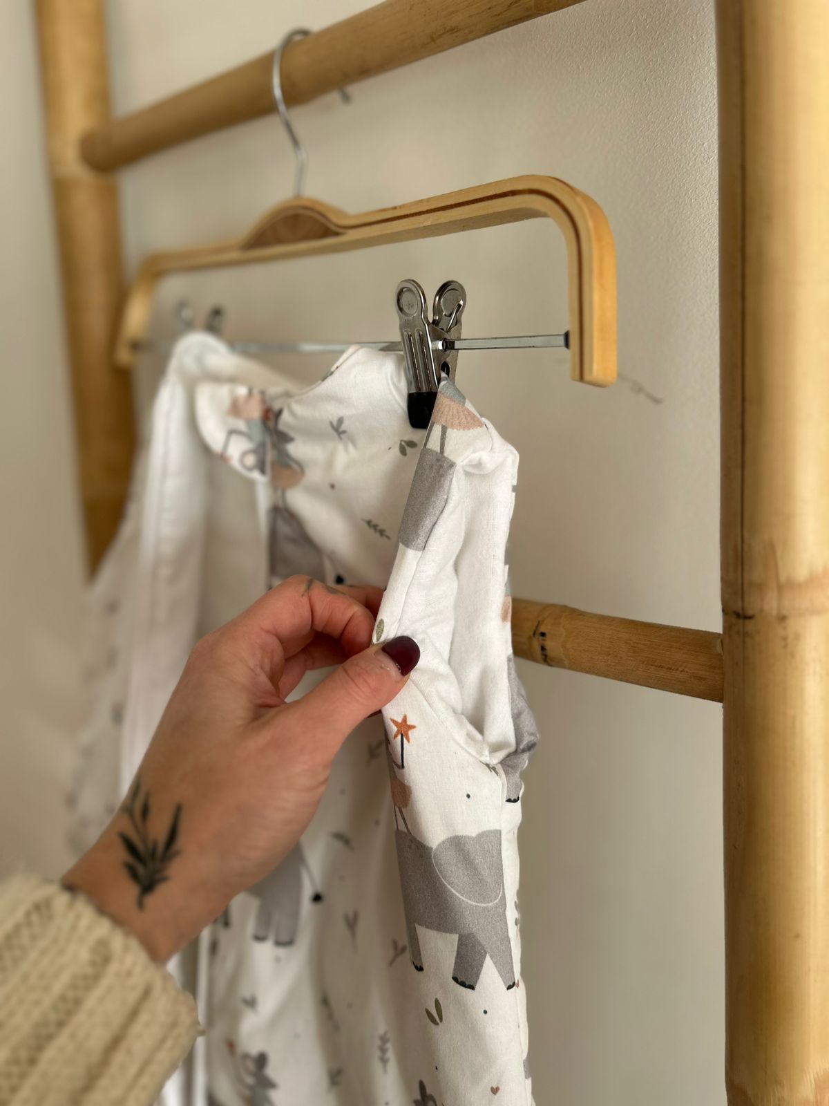 Saco dormir gota 0 a 3 meses algodón estampado tog 2.5 Sin Mangas