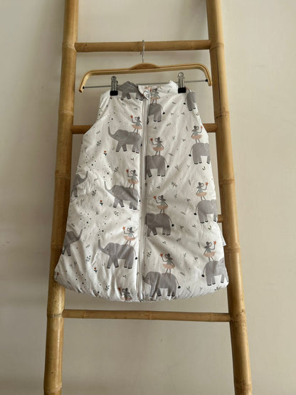 Saco dormir gota  6 a 12 meses algodon estampado tog 1.0 Sin Mangas