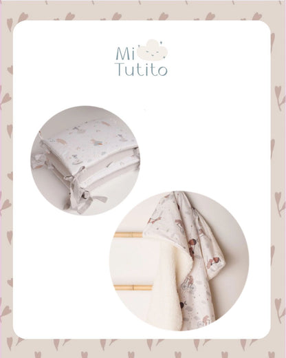 Pack Bumper y Manta Corderito Estampados