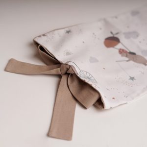 CUBRE PLUMON REVERSIBLE LINO Y ESTAMPADO INCLUYE FUNDA ALMOHADA